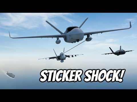 Navy's New Carrier-Based Drone Costs (a lot) More Than an F-35