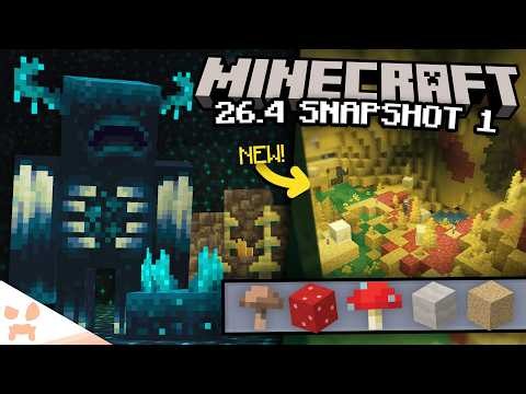 MINECRAFT 26.4 SNAPSHOTS BEGIN: MUSHROOM UPDATE, BETTER CAVE GEN + ANCIENT CITY CLUES?!