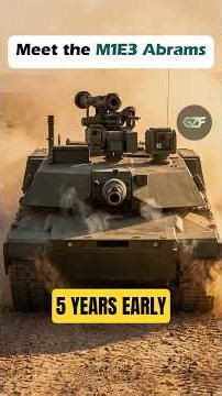 Meet M1E3: The Tank America Built 5 Years Early #m1e3 #usarmy #futurewarfare