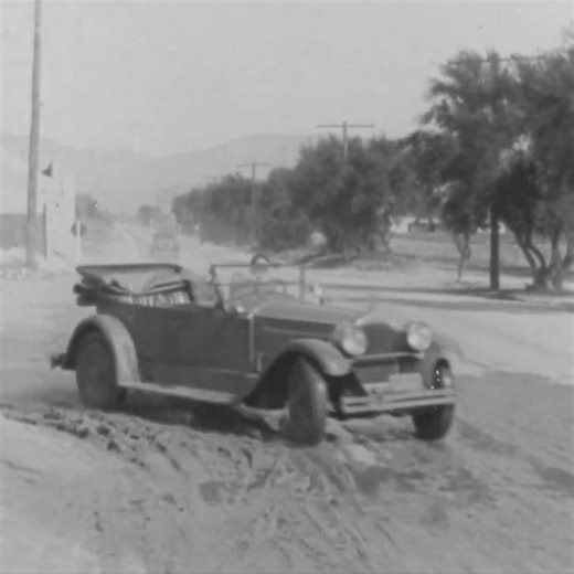 John Wayne Car Skid Stunt The Shadow of the Eagle (1932) Movie Serial Movie Stunt