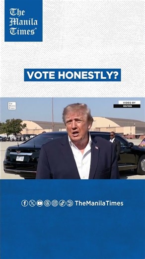 Trump says he will respect midterm election results 'if they're honest elections'