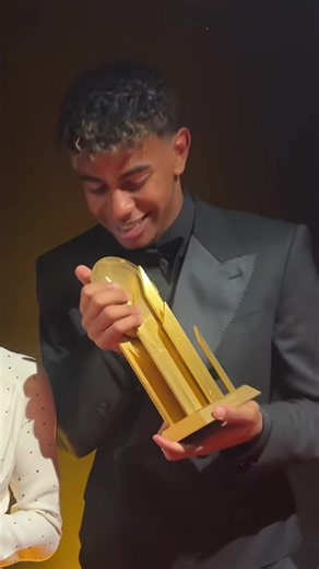 3X CHAMPION 😤🔥 #lamineyamal #ballondor #football #award #futbol | balloon dor