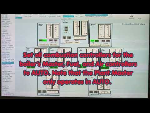 Lesson 8. Simulator boiler fire procedure.