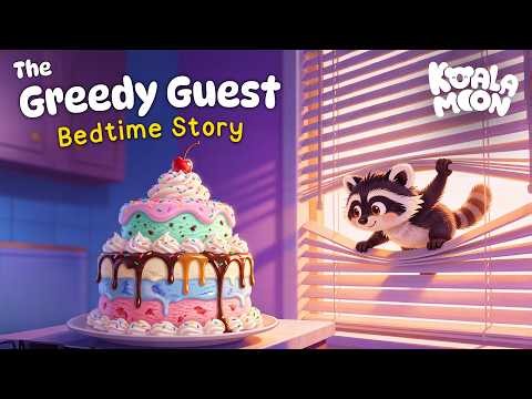The Greedy Guest 🤫 Bedtime Story for Kids about Kindness 💤
