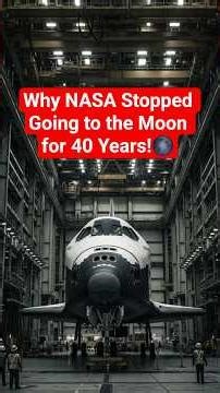 Why NASA Stopped Going to the Moon for 40 Years 🌑 #space #nasa #apollo #moonlanding