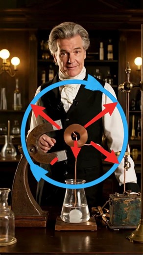 Faraday Electric Motor Experiment | First Electric Motor Explained ⚡🧑‍🔬#electricmotor