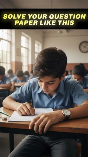 Board Exam Strategy 🚀 Solve Paper Like a Toppe🔥#cbse #exam #class10