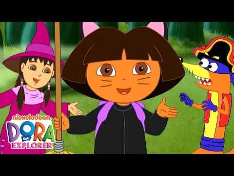 Dora the Explorer Meets a Halloween Witch! 🧙‍♀️🐈‍⬛ | Dora & Friends