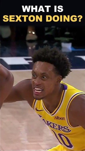 Collin Sexton gets right in a Clipper's face on defense