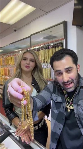 How Much Is A 24k Gold Chain?? #traxnyc #gold #shorts