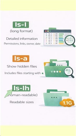 Master Linux ls Command in 45 Seconds 🔥 #linuxcommandlinetutorial#LinuxShorts #learnlinuxcommands