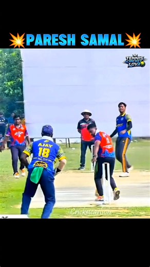 PARESH SAMAL 💥 WICKET HITTING 😱 PARESH SAMAL IS COMEBACK 💥 DIRECT BOWLED 😱 PARESH EXPRESS ⚡