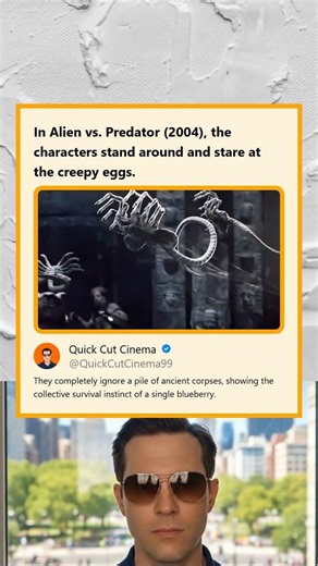 Alien vs Predator 2004 Characters Illogically Ignore Corpses to Stare at Alien Eggs