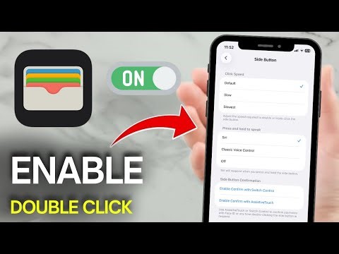 How to Enable or Disable Double Click Side Button to Open Wallet & Apple Pay