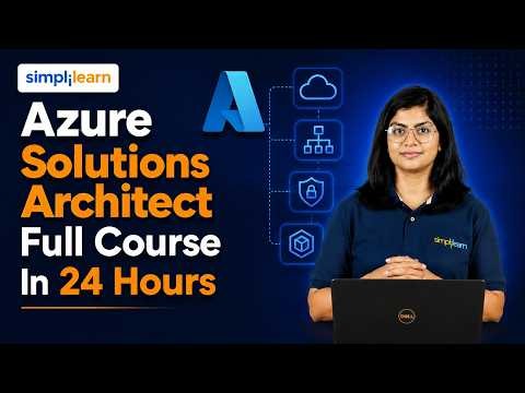 Azure Solutions Architect Full Course 2026 | Azure AZ-305 Tutorial For Begonners | Simplilearn