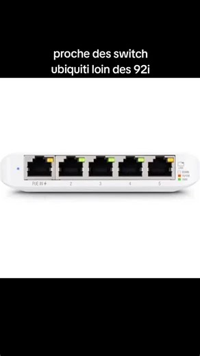 Découvrez les Switchs Ubiquiti près des 92i