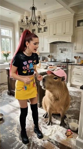 Capybara Almost Gets Punished for Jake's Cake Prank!
