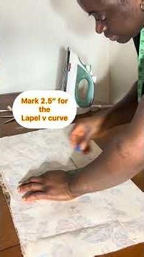 Simple way to draft lapel jacket. #tutorial #fyp