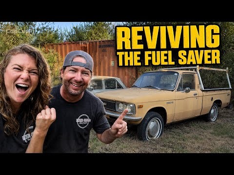 Diesel swapped 40MPG Chevy Luv gets a fresh start!