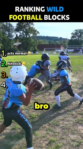 ranking wildest football blocks #usa