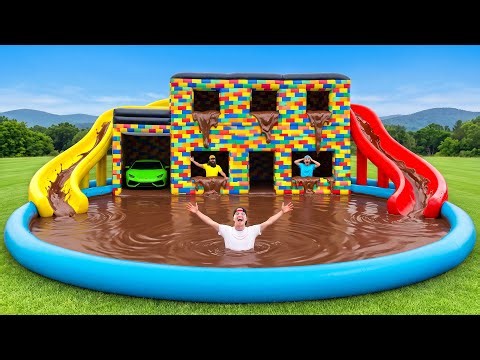 I Filled My Lego House With Chocolate!