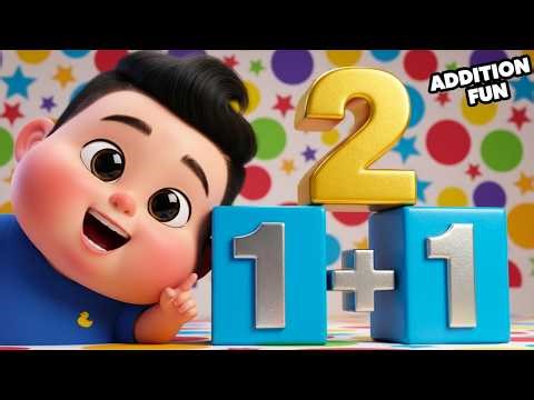 ➕ THE BIG ADDITION SONG! | 1+1=2, 5+5=10 | Fun Math for Toddlers