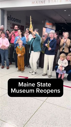 Gov. Mills cuts ribbon at reopening of Maine State Museum