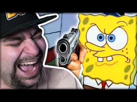 SPONGE-GUN ME BOB! 🔫🤣 - [YTP] Spob Forgets the P*SS REACTION!