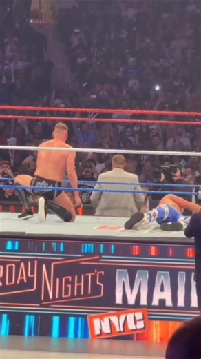 Nick Aldis attack Gunther at SNME