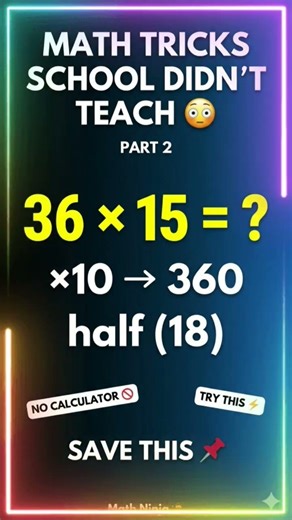 Math Tricks School Didn’t Teach (Part 2) 😳 | Easy Multiply Hack