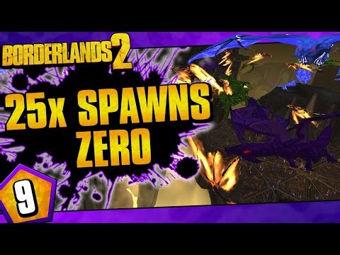Borderlands 2 | 25x Spawns Zer0 Challenge Run | Day #9