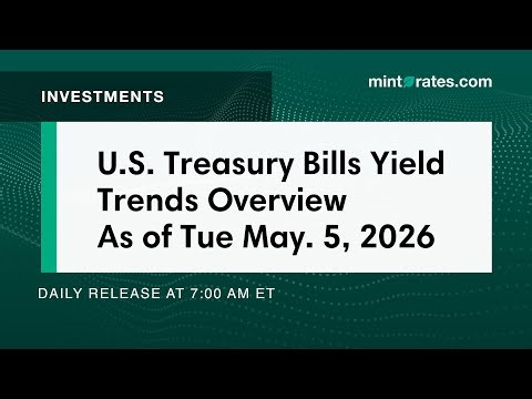 US Treasury Bills Yield Trends Overview for Tue, May 5, 2026