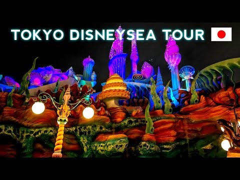 Inside Tokyo DisneySea 🇯🇵✨ Most Magical & Colorful Theme Park! 