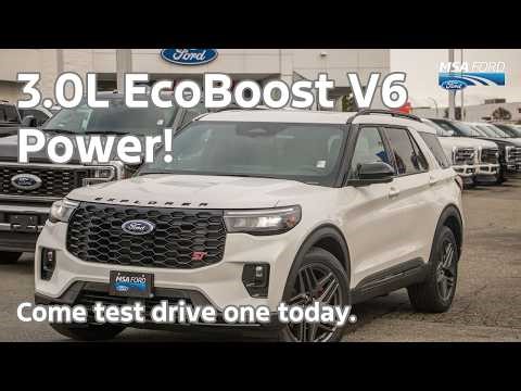 New 2026 Ford Explorer ST: B&O Audio, 13.2" Screen & Panoramic Roof Walkaround
