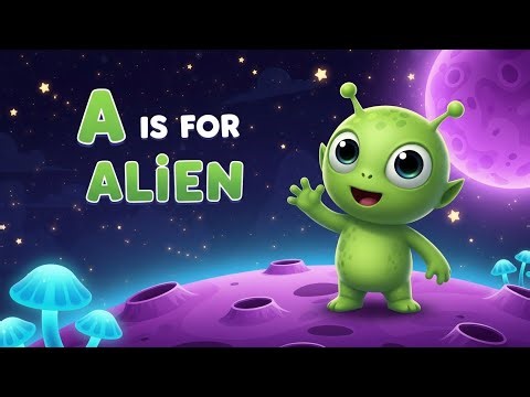 A to Z Space Adventure 🚀 | ABC Learning for Kids | Fun Alphabet Song with Aliens & Planets