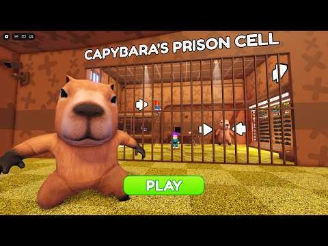 CAPYBARA'S PRISON RUN! Obby roblox Gameplay Walkthrough No Death 4K