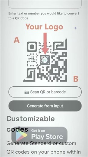 Create free custom QR codes.