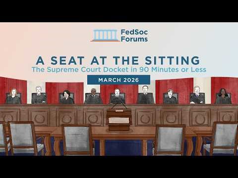 [LIVE] A Seat at the Sitting - March 2026