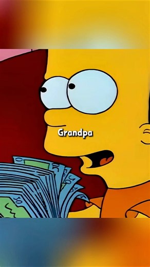 Bart receives a gift #simpsons
