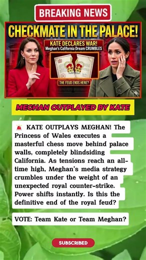 How Princess Kate Just Outplayed Meghan Markle Forever! 🛡️♟️ #Kate #Meghan #Royal