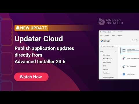 Introducing Cloud Updater Add-On: Publish application updates directly from Advanced Installer 23.6