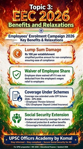 EPFO EEC 2026 | Last Date 31 Oct 2026 | Rs 100 me Penalty Maaf? Face Auth UAN | EPFO EO AO UPSC Exam