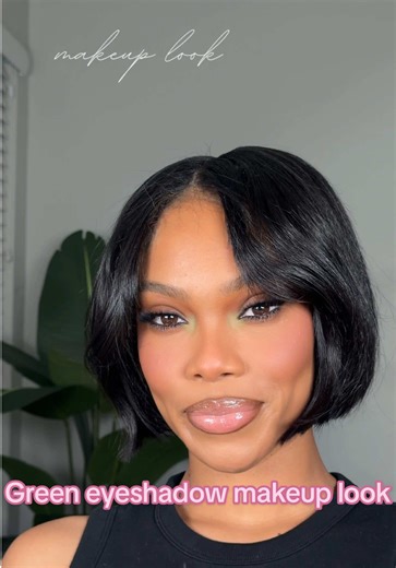 Green eye makeup look 💕 @kosas color corrector in alchemy @patricktabeauty foundation in 17 @beautyblender sponge @winky_lux concealer in deep @charlottetilbury concealer in 12 @lauramercier powder in honey @kosas pink translucent @juviasplace coffee palette @maccosmetics eyeshadow in Samoa silk @maccosmetics eyeshadow in persuade me @amazon wispy lashes @amazon bottom lashes @maccosmetics cork lip liner @makeupbymario nude glow lip @anastasiabeverlyhills guava lipgloss @anastasiabeverlyhills s