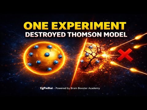 One Experiment Destroyed Thomson’s Atomic Model | Rutherford Atomic Theory