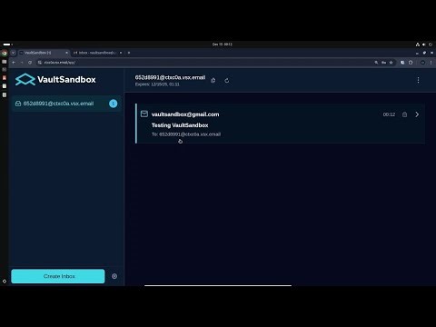 VaultSandbox | Production-Like Email Testing for Developers