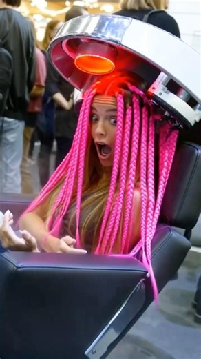 automatic hair braiding and blow dryer #hair #knitting #aimachine