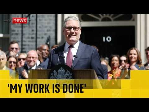 'I go with a smile': Starmer says goodbye with final speech as prime minister
