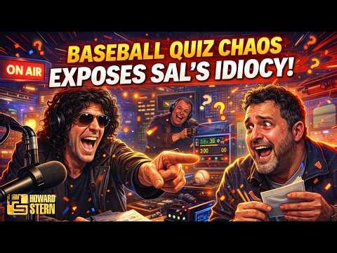 Howard Stern’s Baseball Quiz Turns Into PURE CHAOS… Sal Gets EXPOSED 😳 | The Howard Stern Show