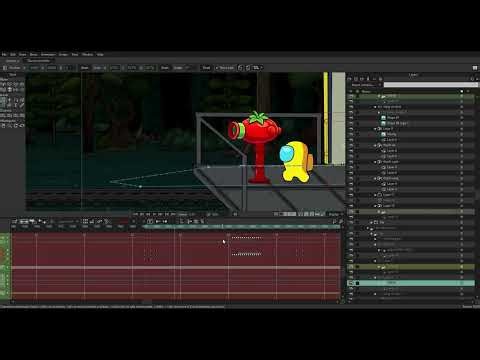 How to change character layers and positions in Moho software