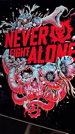 Supporting mental health and suicide prevention. Never Fight Alone and Gears of War:E-Day.🙏🎮😃❤️😇🙏🙏🙏🙏